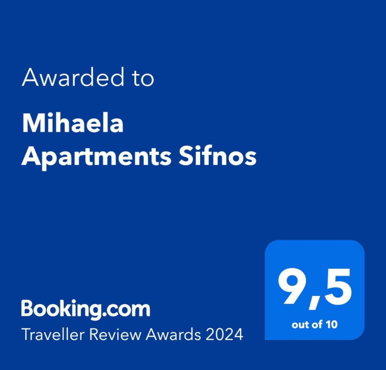 Mihaela Apartments Sifnos Fárosz Kültér fotó